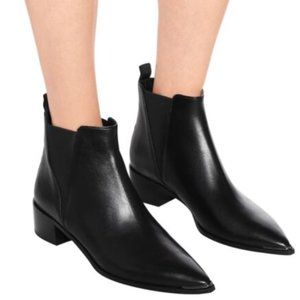 Acne Studios Jenson Black Leather Ankle Bootie 37